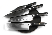 Couteau de chef Blackwell - Style japonais - Damascus - 20 cm