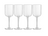 Set de verres a vin Luigi Bormioli - Verres a vin blanc - Bach - 28cl - 4 pièces