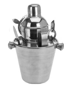 Ensemble d'outils de bar Cookinglife - Kit cocktail - en inox - 24 cm - 6 pièces