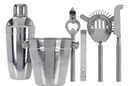 Ensemble d'outils de bar Cookinglife - Kit cocktail - en inox - 24 cm - 6 pièces