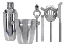 Ensemble d'outils de bar Cookinglife - Kit cocktail - en inox - 24 cm - 6 pièces