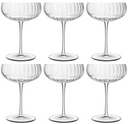 Set de verres a champagne Luigi Bormioli - Coupe a champagne - 30 cl - 6 pièces