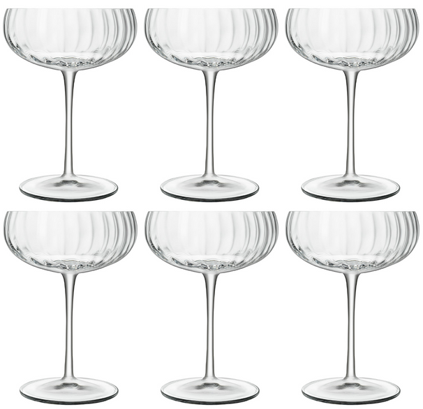 Set de verres a champagne Luigi Bormioli - Coupe a champagne - 30 cl - 6 pièces