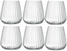 Set de verres a eau Luigi Bormioli - Gobelets - Speakeasies - 45 cl - 6 pièces