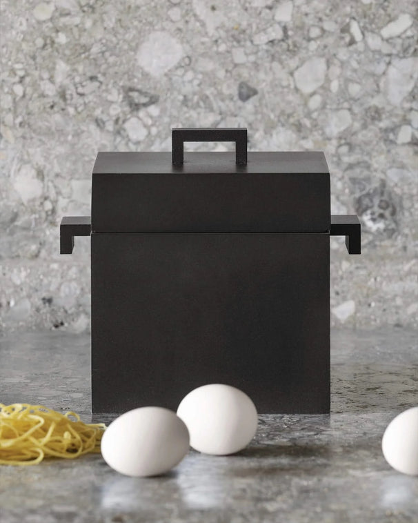 Casserole Alessi La Cubica - 2,4 litres - Aldo Rossi - AR03