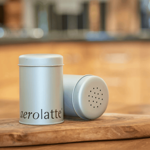 Saupoudreuse a cacao Aerolatte - Accessoire café - en aluminium - 10 cm