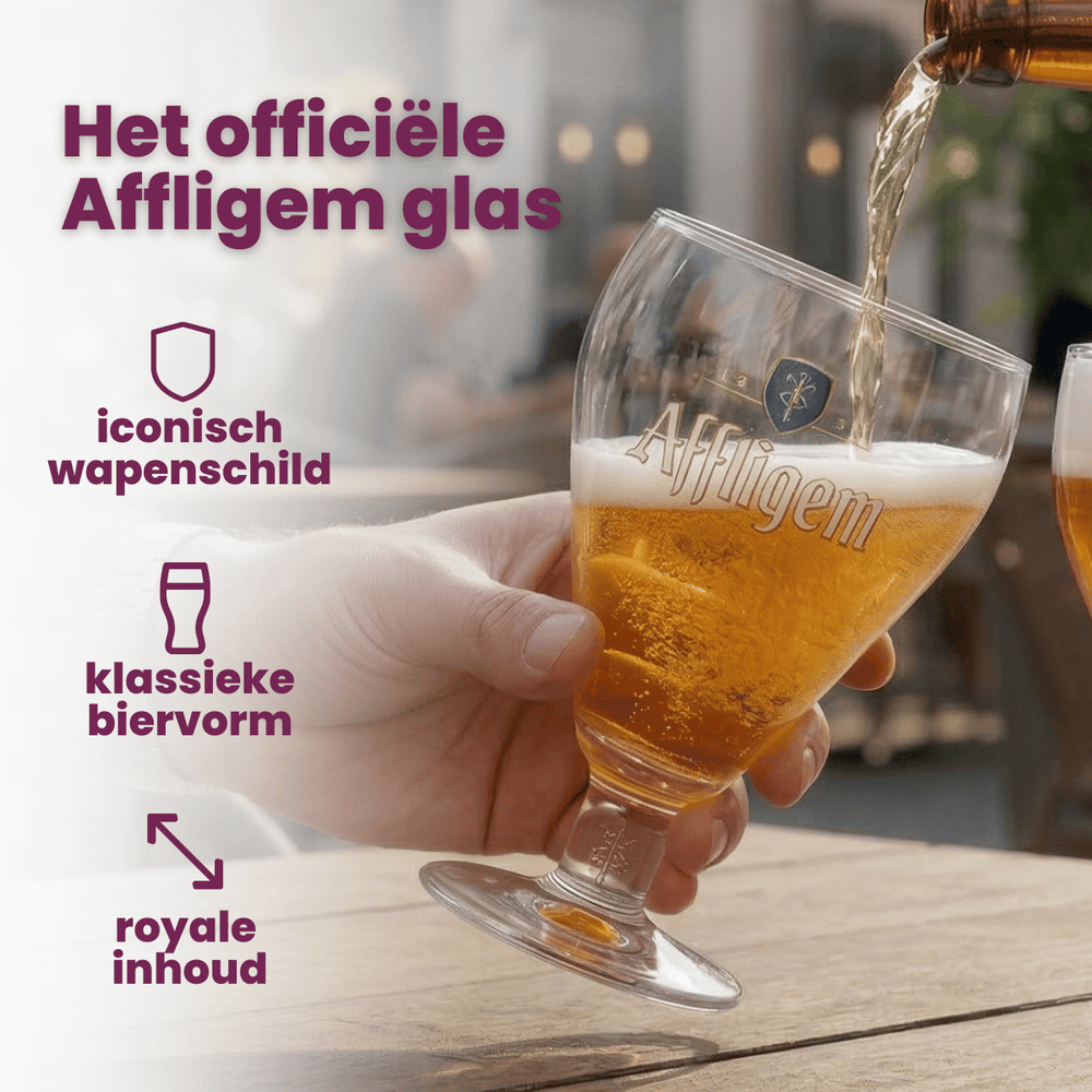 Ensemble de verres a bière Affligem - Verres a bière - 300 ml - 4 pièces