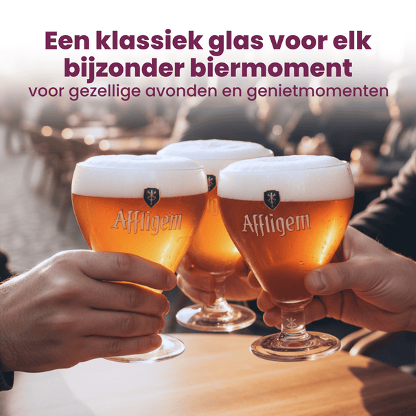 Ensemble de verres a bière Affligem - Verres a bière - 300 ml - 4 pièces