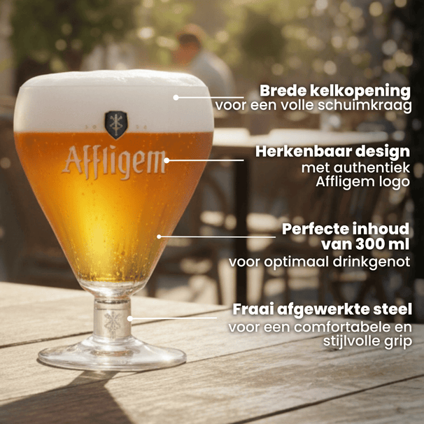 Ensemble de verres a bière Affligem - Verres a bière - 300 ml - 6 pièces