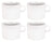 Tasses à café Alessi PlateBowlCup 200 ml - 4 pièces - Jasper Morrison - AJM28/78