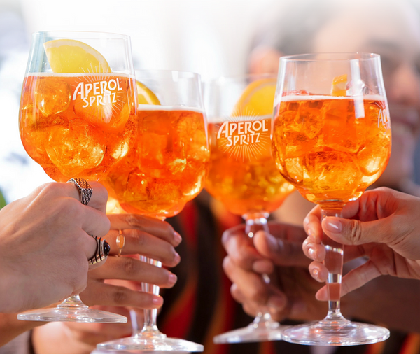 Verres á Aperol Spritz