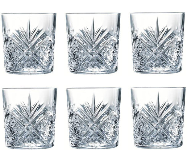 Ensemble de verres à whisky Arcoroc - Whisky - Broadway - 300 ml - 6 pièces