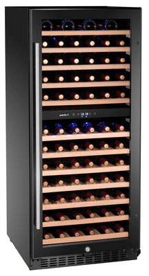 Cave à vin de service / Cave à vin de vieillissement Arktic - 124 bouteilles - 2 zones