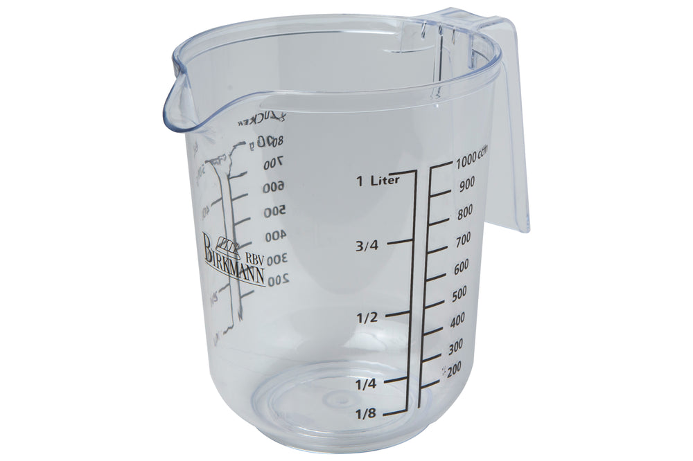 Verre doseur Birkmann - Bec verseur - Easy Baking - en plastique - 1 L