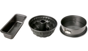 Set de moules Birkmann - Moules a gâteau - Easy Baking - 3 tailles - 3 pièces