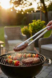 Pince a barbecue Cookinglife - Pince a griller - Fire & Flavour - 43 cm