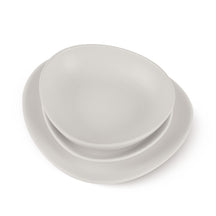 Ensemble de vaisselle BerlingerHaus mat crème ovale - 18 pièces / 6 personnes - 6 assiettes à dîner, 6 assiettes à petit-déjeuner et 6 assiettes creuses