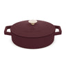 Sauteuse en fonte BerlingerHaus Bordeaux Mat ø 26 cm - adapté à toutes les sources de chaleur - revêtement antiadhésif émaillé
