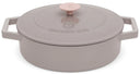 Sauteuse en fonte BerlingerHaus Taupe ø 26 cm - compatible avec toutes les sources de chaleur - revêtement antiadhésif émaillé
