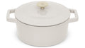 Cocotte BerlingerHaus Mat Crème - Fonte - ø 24 cm - compatible avec toutes les sources de chaleur - revêtement antiadhésif émaillé