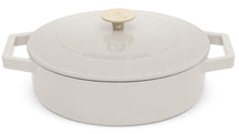 Sauteuse en fonte BerlingerHaus mat crème ø 26 cm - adapté à toutes les sources de chaleur - revêtement antiadhésif émaillé