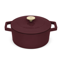 Cocotte en Fonte BerlingerHaus Mat Bordeaux ø 24 cm - compatible avec toutes les sources de chaleur - revêtement émaillé antiadhésif