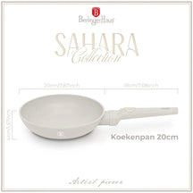 Poêle à Frire BerlingerHaus Mat Crème ø 20 cm - compatible avec toutes les sources de chaleur - revêtement antiadhésif standard