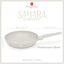 Poêle à Frire BerlingerHaus Mat Crème ø 28 cm - compatible avec toutes les sources de chaleur - revêtement antiadhésif standard