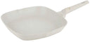 Poêle grill BerlingerHaus Mat Crème 28 x 28 cm - compatible avec toutes les sources de chaleur - revêtement antiadhésif standard