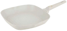 Poêle grill BerlingerHaus Mat Crème 28 x 28 cm - compatible avec toutes les sources de chaleur - revêtement antiadhésif standard