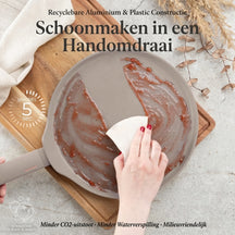 Poêle à crêpes BerlingerHaus Taupe ø 28 cm - compatible avec toutes les sources de chaleur - revêtement antiadhésif standard