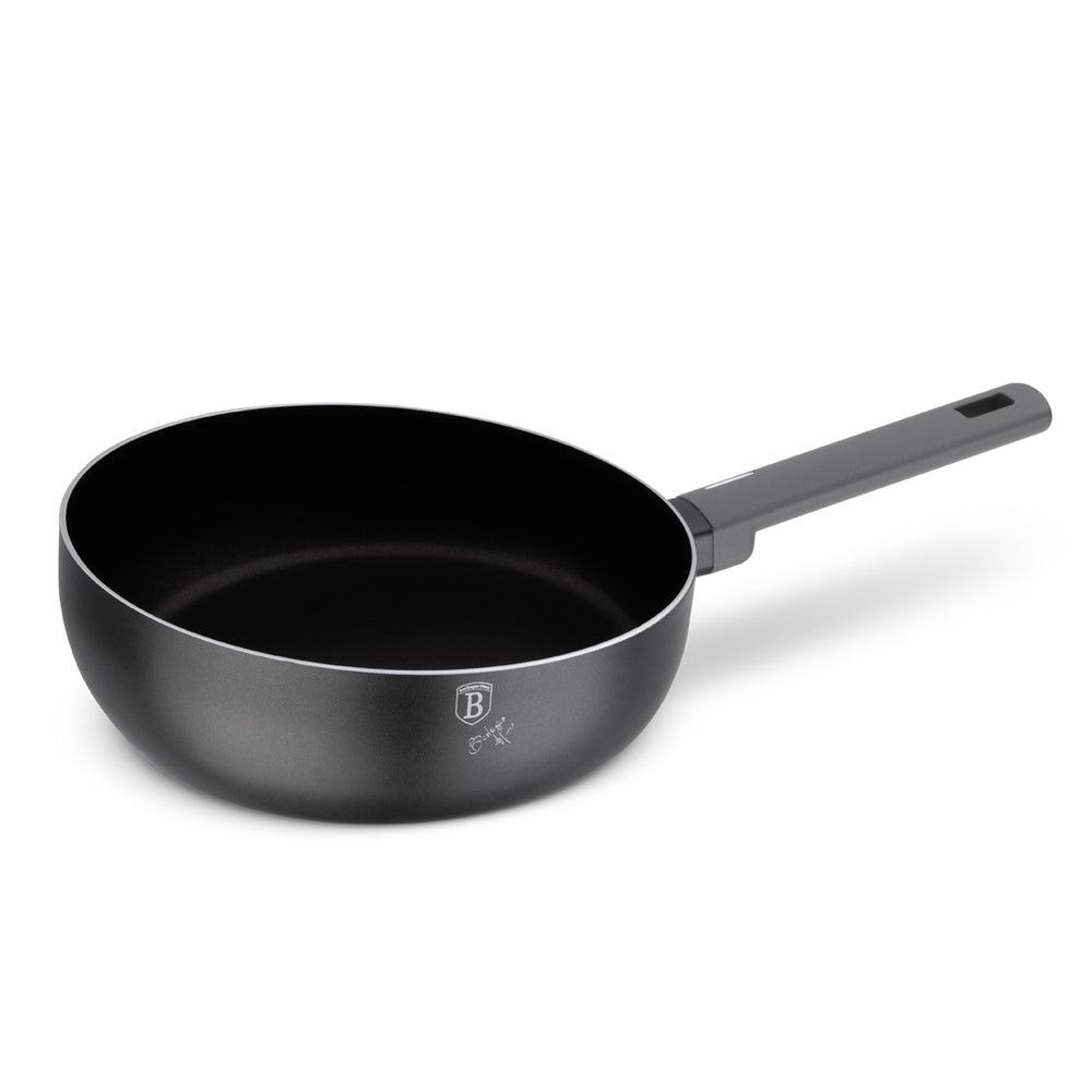 Poêle à Frire BerlingerHaus mat anthracite ø 26 cm - compatible avec toutes les sources de chaleur - revêtement antiadhésif standard