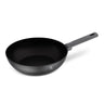 Wok BerlingerHaus Anthracite Mat - ø 28 cm - Tous Feux dont Induction
