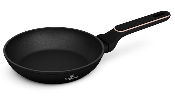 Poêle à Frire BerlingerHaus Noire Or Rose ø 20 cm - compatible avec toutes les sources de chaleur - revêtement antiadhésif standard