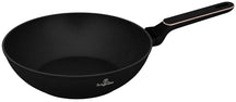 Wok BerlingerHaus Noir Or Rosé Ø 28 cm - compatible avec toutes les sources de chaleur - revêtement antiadhésif standard