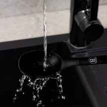 Set d'ustensiles de cuisine avec support BerlingerHaus Noir Or Rose - silicone - 6 pièces