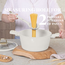 Set d'ustensiles de cuisine avec support BerlingerHaus mat crème - silicone - 6 pièces
