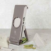 Mandoline BerlingerHaus Taupe - Coupe-légumes - avec bac de récupération