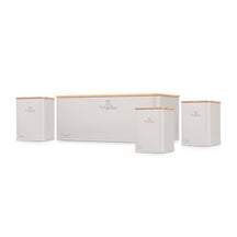 Boîte à pain avec bocaux BerlingerHaus mat crème - 4 pièces