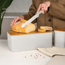 Boîte à pain avec bocaux BerlingerHaus mat crème - 4 pièces