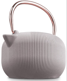 Théière BerlingerHaus avec filtre en inox – Taupe – fonte – 1 litre