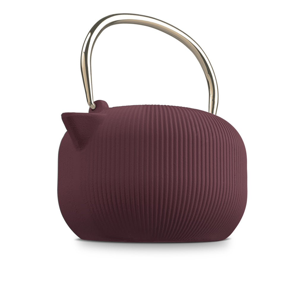 Théière en Fonte avec filtre en inox BerlingerHaus mat Bordeaux - 1 litre
