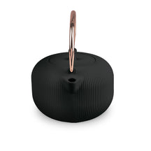 Théière BerlingerHaus avec filtre en inox - noir or rose - Fonte - 1 litre