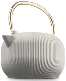 Théière BerlingerHaus avec filtre en inox - Mat crème - Fonte - 1 litre