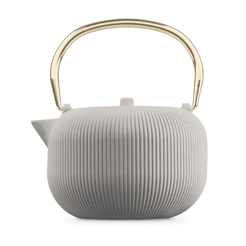 Théière BerlingerHaus avec filtre en inox - Mat crème - Fonte - 1 litre