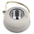 Théière BerlingerHaus avec filtre en inox - Mat crème - Fonte - 1 litre