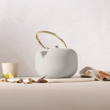Théière BerlingerHaus avec filtre en inox - Mat crème - Fonte - 1 litre