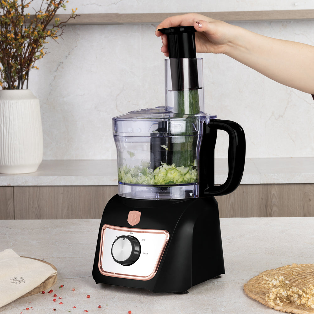 Robot multifonction BerlingerHaus 8-en-1 Noir Or Rose - 500W