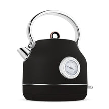Bouilloire Électrique BerlingerHaus Noire Or Rose - avec Thermomètre - 1,7 L - 2200W