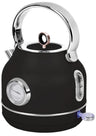Bouilloire Électrique BerlingerHaus Noire Or Rose - avec Thermomètre - 1,7 L - 2200W